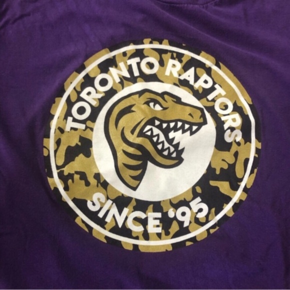 Purple Toronto Raptors Tee Shirt - Picture 4 of 9